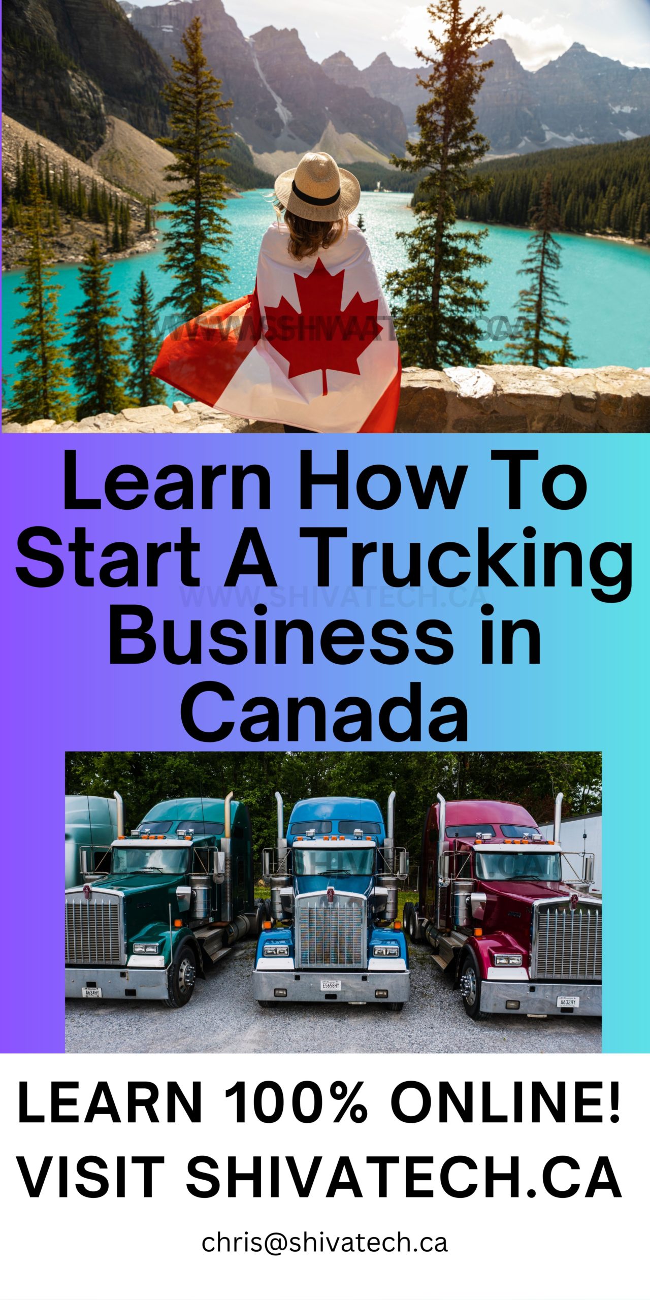 Learn Online From Bulgaria About Starting A Trucking Business in Canada